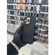 Bilişim Akademi iPhone  13 Pro Max Uyumlu Dokulu Lüks Premium Deri Kılıf Edition Class Power Kit V8 Gt - Siyah