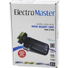 Go İthalat Mini Scart Sd Dijital Uydu Alıcısı 360° Gold Başlık Uydudan Otomatik Kanal Güncelleme KGS-2100 (5468)
