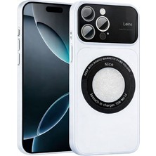 Nexiva iPhone 14 Pro  Için Kılıf (17 Pro Max Görünümlü) Magsafe Şarj Özellikli Kamera Korumalı Pc Çevirici Kapak