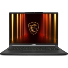 MSI Stealth A16 Aı+ A3XWGG-016TR Ryzen Aı 9 HX370 32 GB 2 Tb SSD RTX5070 8gb 16INC 240Hz Qhd+ Windows 11 Home Taşınabilir Bilgisayar
