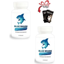 Vionex Blue Shark Ginsengli Epimedyumlu Erkekler Için Destekleyici 20'li x 2 Adet + Kayganlaştırıcıyla