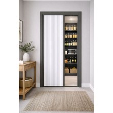 Oneplise Premium Seri Kapı Seperatörü - Estetik Akordiyon Plise Perdesi Ölçü Aralığı ( 0-100 cm x 0-230 cm )