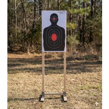 KMA Tekstil Taktik Atış Hedef Kağıdı (10 Adet) 50X70 cm Profesyonel Poligon Hedefi 170G A Kalite Mat Kuşe Kağıt