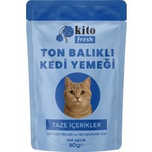 Kito Fresh Ton Balıklı Kedi Yemeği 80 G