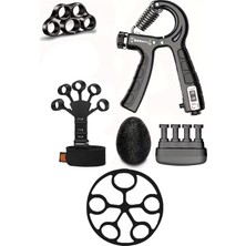 Gampus 6 Parça Bilek Parmak Güçlendirici Set Esnek Parmak Güçlendirme Seti 6lı