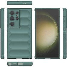 Cavora Galaxy S24 Ultra Kılıf Esnek Tpu Oyuklu Arka Yüzey Tasarımlı Etnik Silikon Kapak