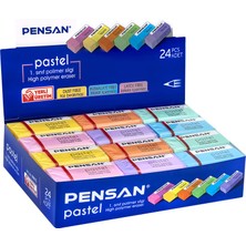 Pensan 24'lü Silgi Seti PSS-24P Pastel Renkler