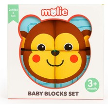 Budizzz Bebekler Için 4'lü Gelişimsel Peluş Küp Seti | Duyusal Oyuncak