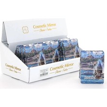 Epilons Taşlı Istanbul Tasarımı El Aynası Ince ALK2918