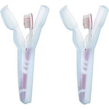 2li Diş Fırça Kutusu Kapaklı