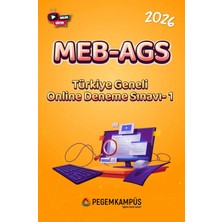 Pegem Kampüs 2026 MEB-AGS Türkiye Geneli Online Deneme Sınavı-1