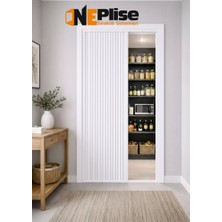 Oneplise Premium Seri Kapı Seperatörü - Estetik Akordiyon Plise Perdesi Ölçü Aralığı ( 0-100 cm x 0-230 cm )