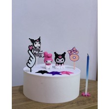 Pege3D Desing Teknoloji Kuromi Pasta Süsü