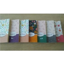 Dilman Not Defteri Çiçek Serisi 9X16 50 Yaprak Düz - 2 Adet