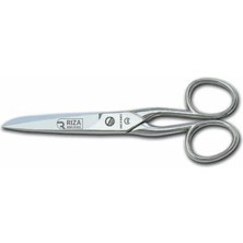 Toptan Bulurum Rıza A44316 Iplik ve Saya Makası No 6 Inç / 15,24 cm  Nikel Kaplama
