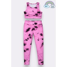 My Kids Wear Kız Çocuk Çok Amaçlı Desenli Mayo & Spor Takımı 12442