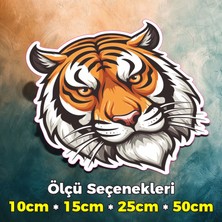 Sb Store Kaplan Tiger Oto Araç Motosiklet Kask Notebook Duvar Sticker Etiket Model 7