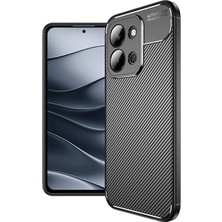 Redmi 15C 4g Kılıf Zore Negro Silikon Kapak - Siyah