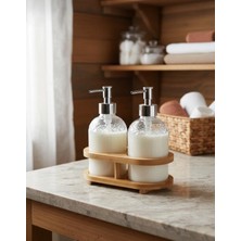 TB Bambu Standlı 2'li Sabunluk Seti