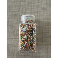 Zuzu Pasta Malzemeleri Pasta Süsleme Şekeri (Kalpli Karışık 100GR)