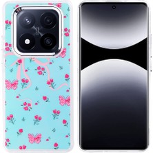 Redmi Note 14 Pro Plus Kılıf Airbag Tasarımlı Stsr Hadra Kapak - Kelebek