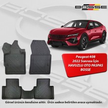 Peugeot 408 Paspas Araca Özel 2022 Sonrası BOSSE Paspas 3D Havuzlu