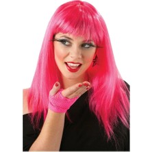 LTG Nova Uzun Pembe Renk Parti Peruğu