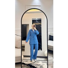 Moda Paketi Tesettür Waffle Takım | Fermuarlı ve Bağcıklı Model