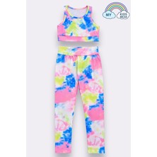 My Kids Wear Kız Çocuk Çok Amaçlı Desenli Mayo & Spor Takımı 12447
