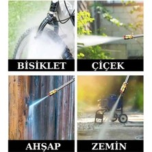 Narnuga Şarjlı Oto Yıkama, Bahçe Sulama Tabancası Makinesi Yüksek Basınçlı
