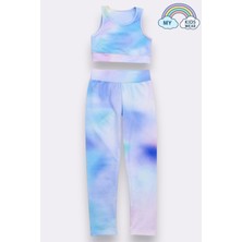 My Kids Wear Kız Çocuk Çok Amaçlı Desenli Mayo & Spor Takımı 12448