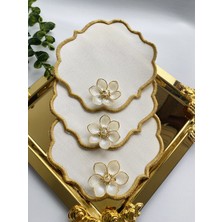 Elçiçek Homedecor Sunum Peçete,kokteyl Peçete,kahve Yanı Sunum Peçete 3 Adet