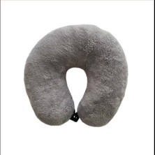 Toptan Perpa Gri Seyahat Boyun Yastığı Comfort Ortopedik Seyahat Yastığı