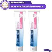 Bepanthol Baby Pişik Önleyici Merhem Tüp 100 gr x 2 Hassas Ciltler İçin Koruyucu Etki