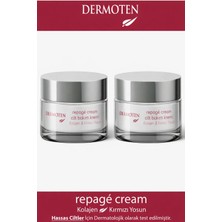 Dermoten Repagé Cream Cilt Bakım Kremi – Kolajen & Kırmızı Yosun (2’li Avantaj Seti)