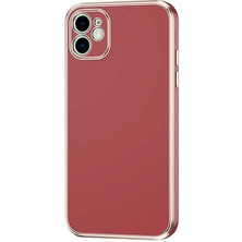 StilStoreTr iPhone 12 Kılıf Stsr Bark Kapak-Kahverengi