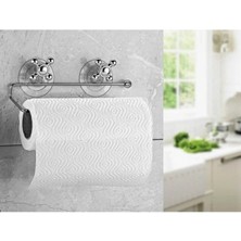 Go İthalat Çift Vantuz Askılı Köşeli Açık - Metal Kağıt Havluluk (5468)