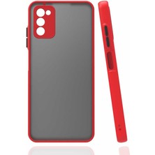 Galaxy A03S Kılıf Stsr Hux Kapak-Kırmızı