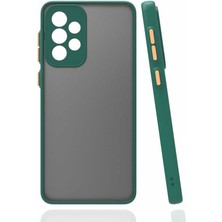 Galaxy A73 Kılıf Stsr Hux Kapak-Koyu Yeşil