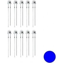 Voltaj 4.8mm Mavi Mantar LED Paketi - 10 Adet