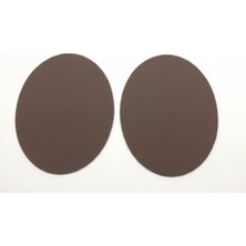 Be Beauty 1 Çift Kahverengi Suni Deri Dirsek ve Diz Yaması - 14X10 cm - Ütüleme/dikme Uyumlu