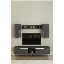 Ceneyra TVR1502AS - Meyra TVR150 Tv Ünitesi Takım 150CM Antrasit-Silver