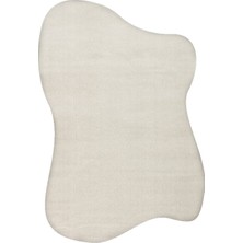 Kalesta Halı Soft Fluid 01 Light Stone Serbest Formlu Düz Halı Hav Toz Vermez Yumuşak Tuşeli Modern Şık Salon Halısı