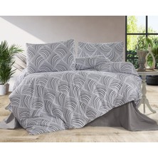 Vionetta Ranforce %100 Pamuk Çizgim Lastikli Çarşaflı 2 Yastıklı Tek Kişilik Nevresim Takımı