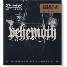 Braventa Collection Jim Dunlop Behemoth Hybrid Wound Nikel Bas Teli (50-105)