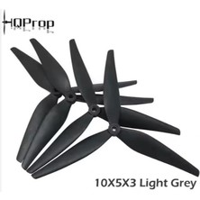 Voltaj Hqprop 10X5X3 1050 3 Bıçak Fpv Drone Pervane Çifti