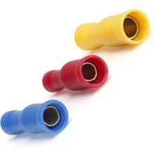 Terminalsan Tbd - 2050 1.5-2.5MM2 Izoleli Soket Tipi Dişi Terminal Kablo Ucu MAVI 100 Adet