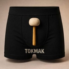 Onudabunuda Baskılı Erkek Boxer Tokmak Desenli Komik Eğlenceli Mizahi Esprili Pamuklu Likralı Rahat Kesim