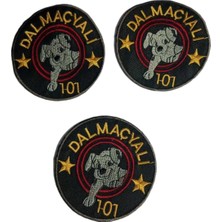 Be Beauty 3 Adet Sevimli Çizgi Kahraman Nakışlı Arma ve Yama Patch Seti, - Çocuk Giysi Süsleme Model 3