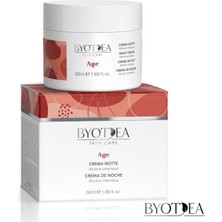 Byotea Age Hyaluronik Asit ve Peptit Içeren Yaşlanma Karşıtı Bariyer Onarıcı Sıkılaştırıcı Gece Kremi 50ml